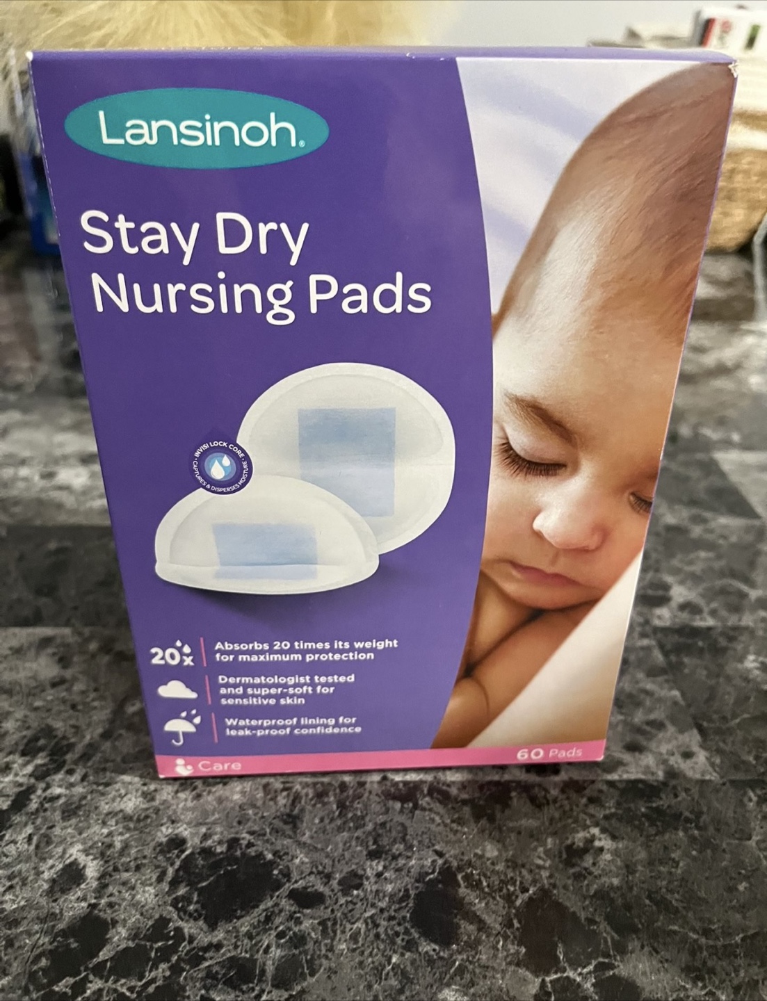 Lansinoh Stay Dry Nursing Pads - 60 Count - photo 5