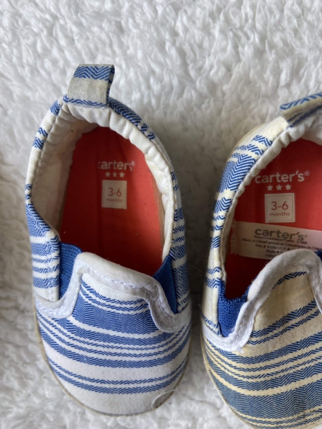Carter's & Joe Fresh Baby Shoes - Size 3-6 Months - photo 2