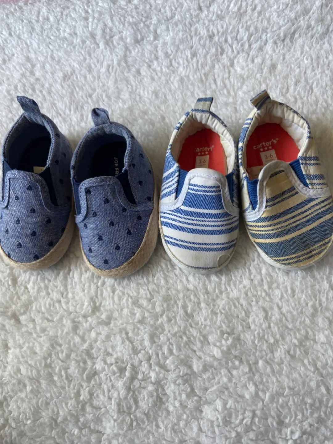 Carter's & Joe Fresh Baby Shoes - Size 3-6 Months thumbnail