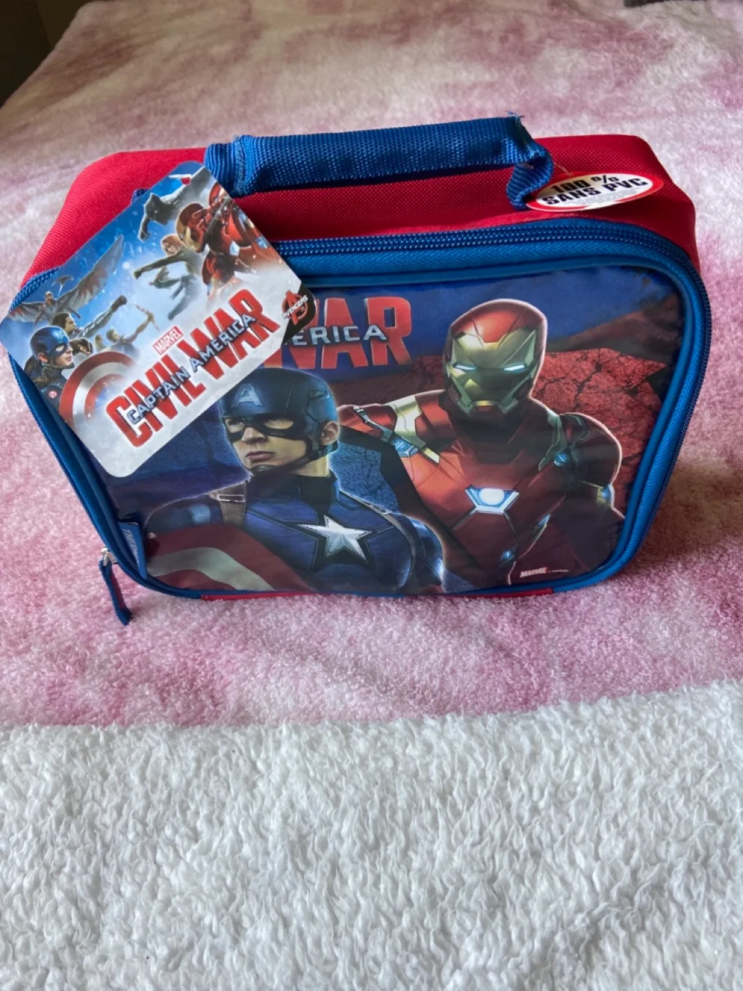 Marvel Civil War Thermos Lunch Bag - New! thumbnail