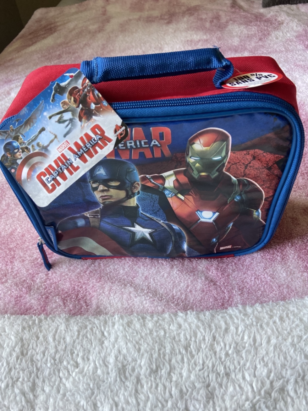 Marvel Civil War Thermos Lunch Bag - New! - photo 2