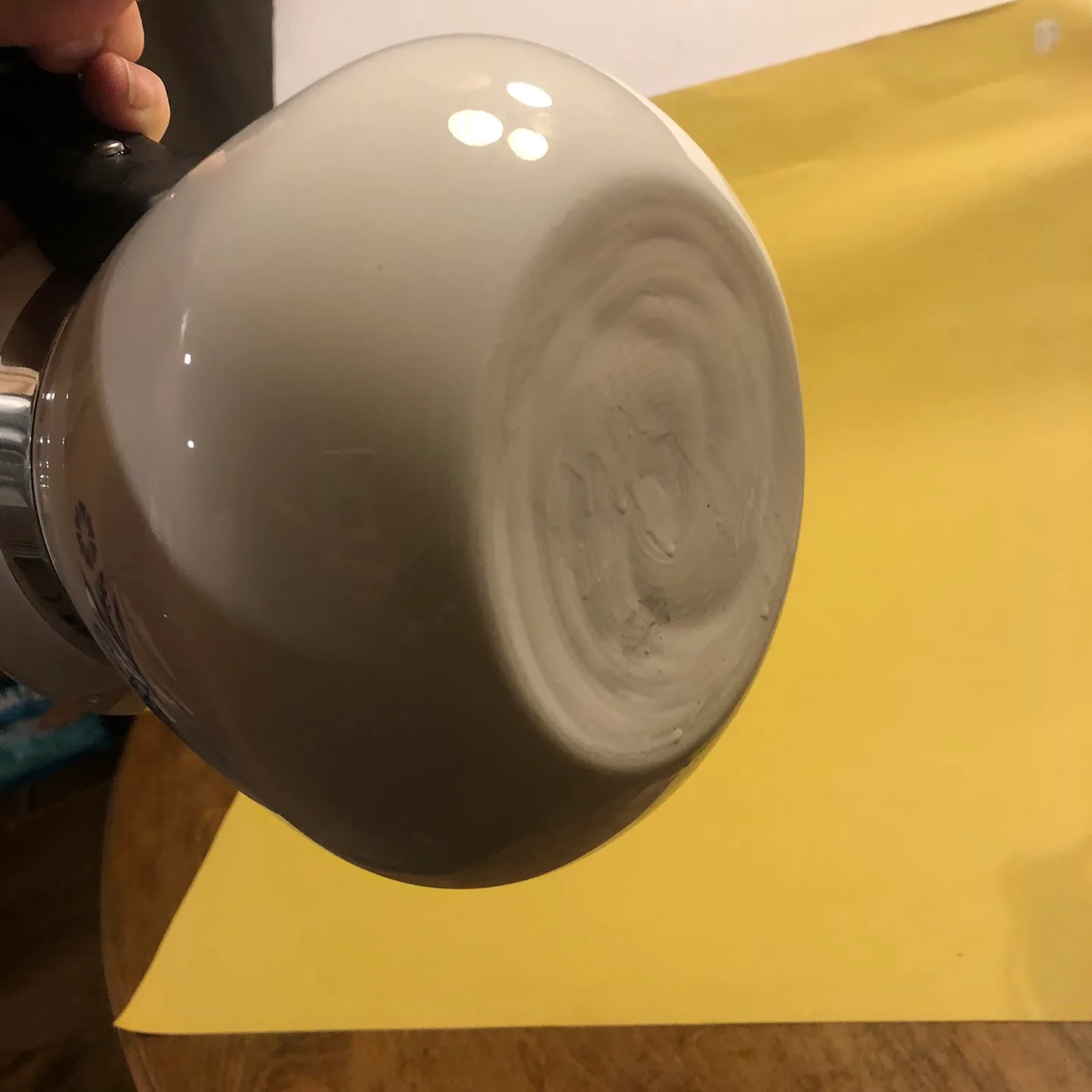 Vintage Blue Floral Pyrex Coffee Pot image indicator(3)