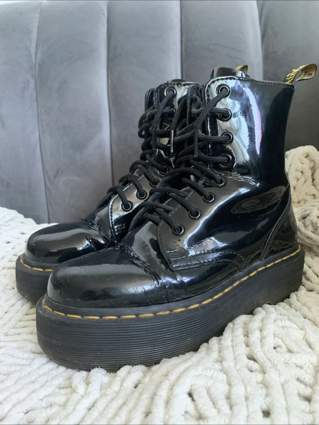 Dr. Martens Molly Platform Boots - US 6 thumbnail