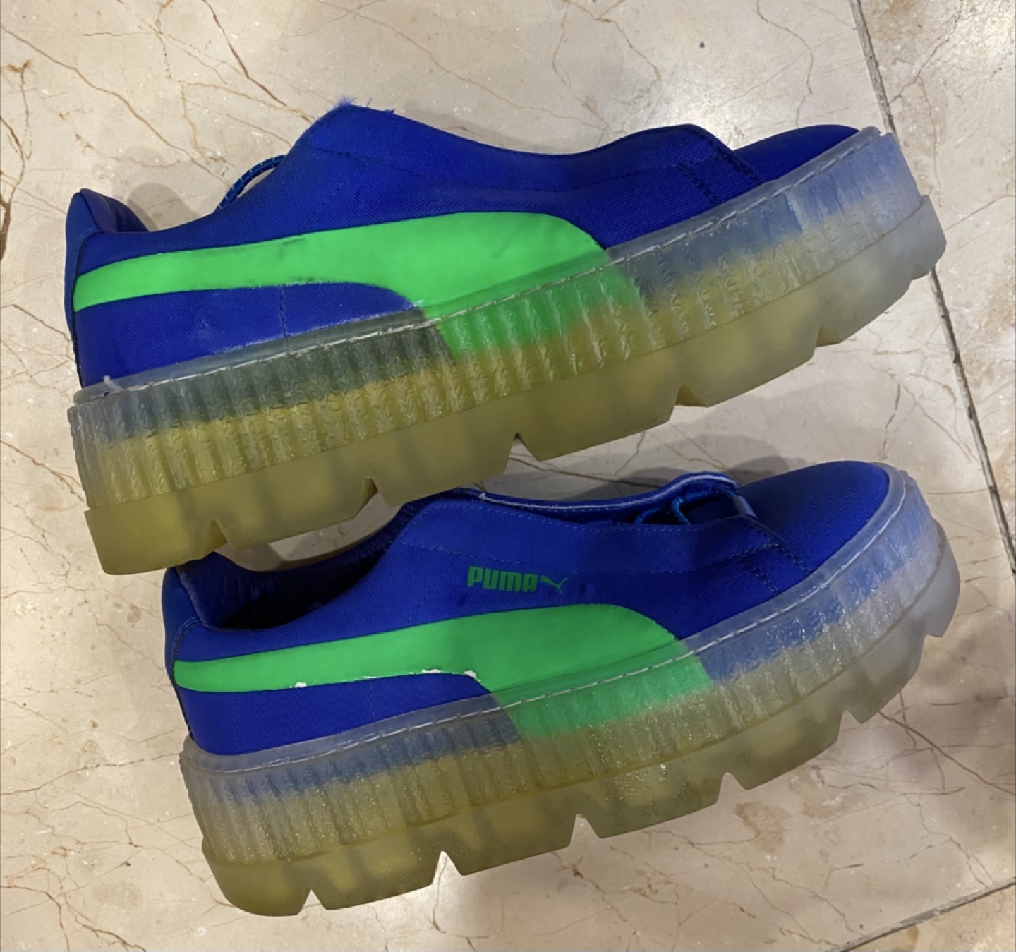 Puma Rihanna Cleated Creeper Suede Shoes - US 6.5 - photo 2