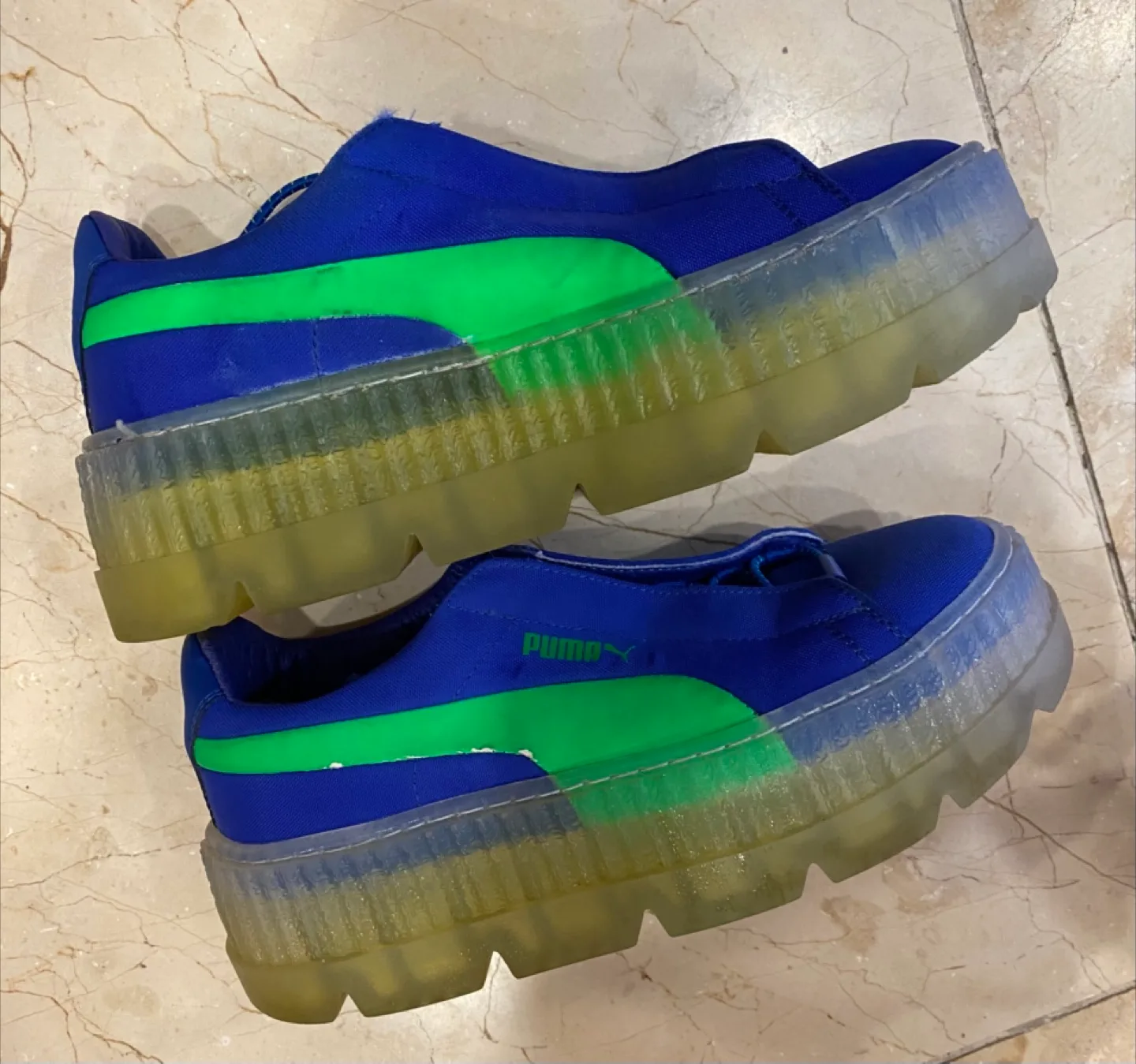 Puma Rihanna Cleated Creeper Suede Shoes - US 6.5 image indicator(2)