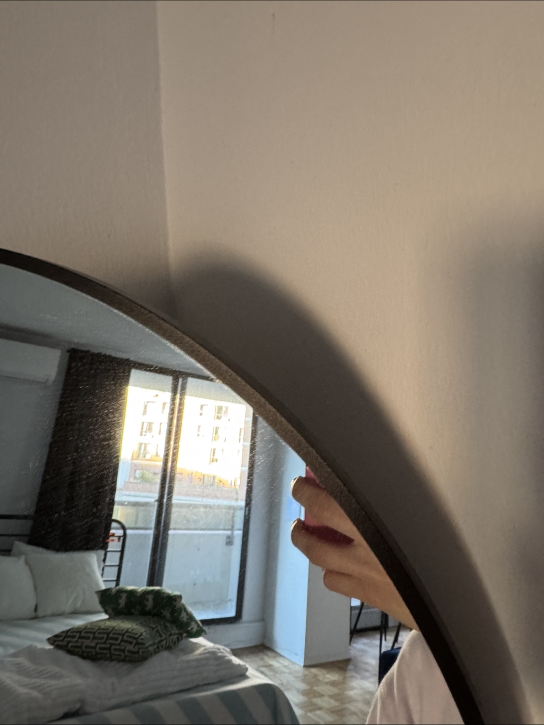 Black Arch Full Length Mirror. - photo 3