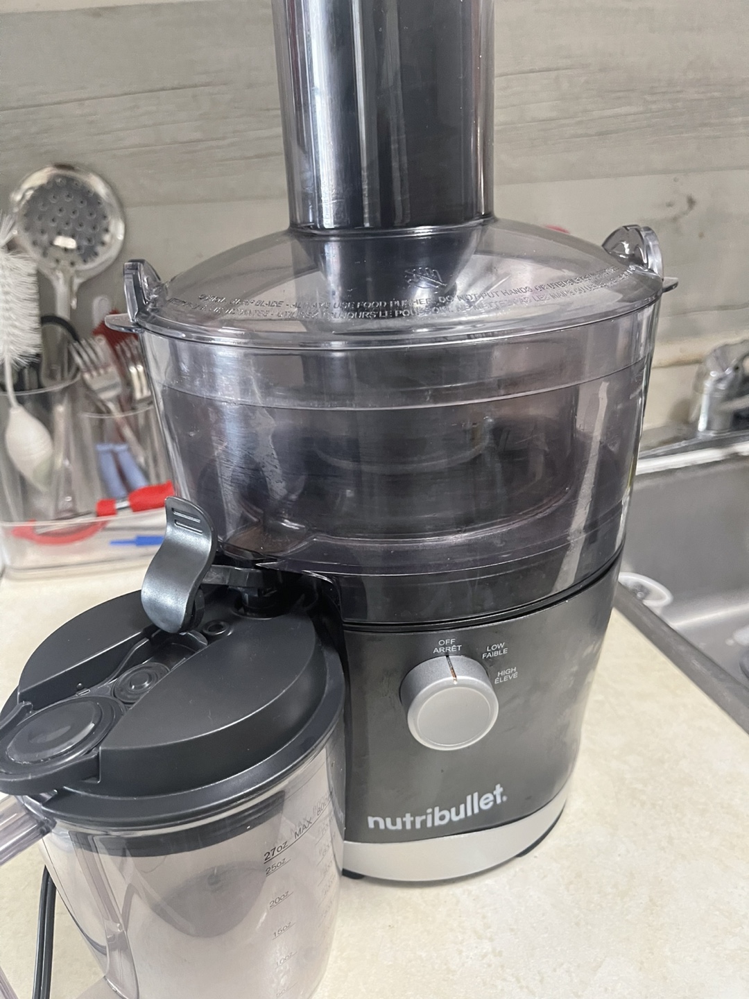 NutriBullet Juicer, Grey 27oz, Medium - photo 2