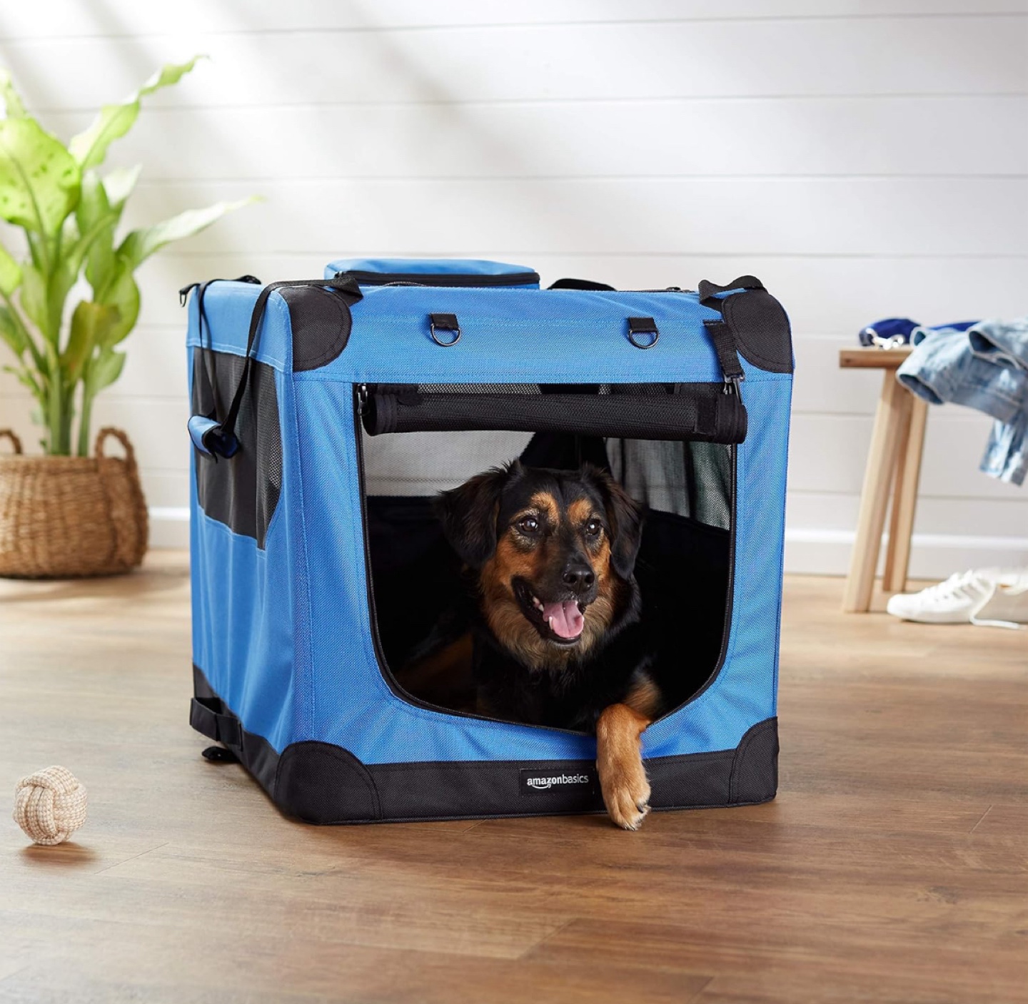 Soft Pet Crate - Blue - photo 2