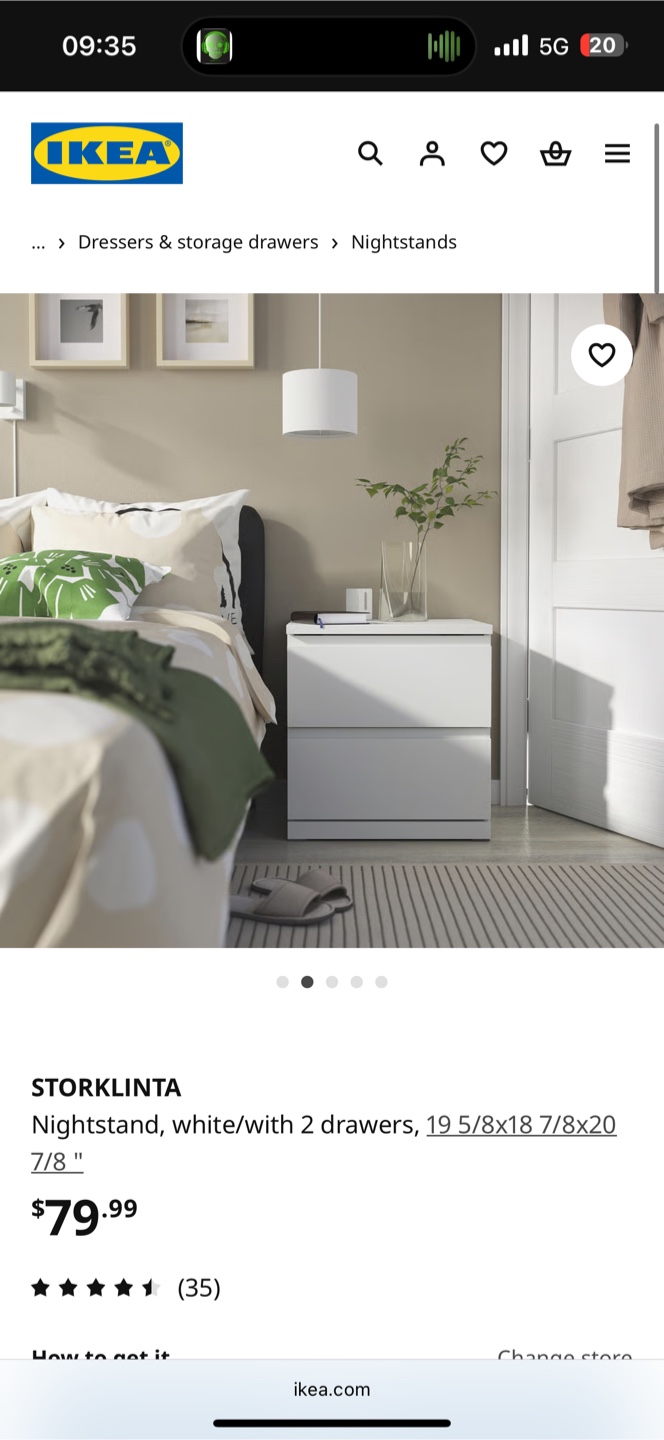 IKEA STORLINTA White Drawer - photo 3