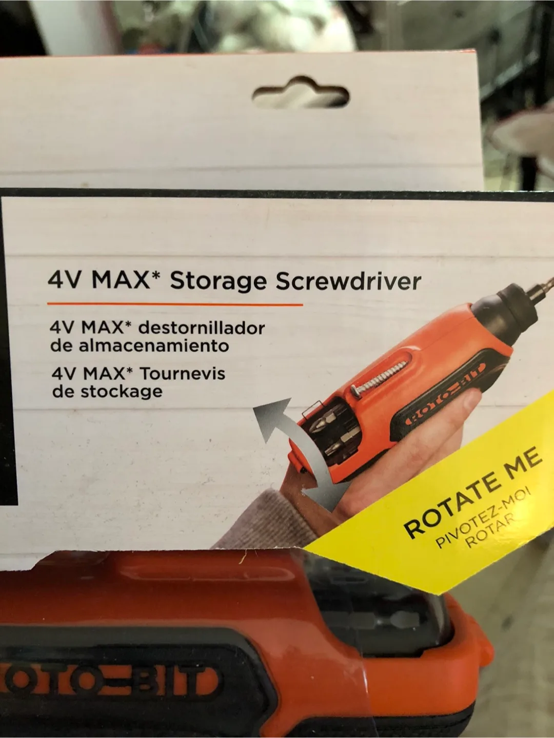 Black+Decker 4V MAX* Storage Screwdriver image indicator(3)