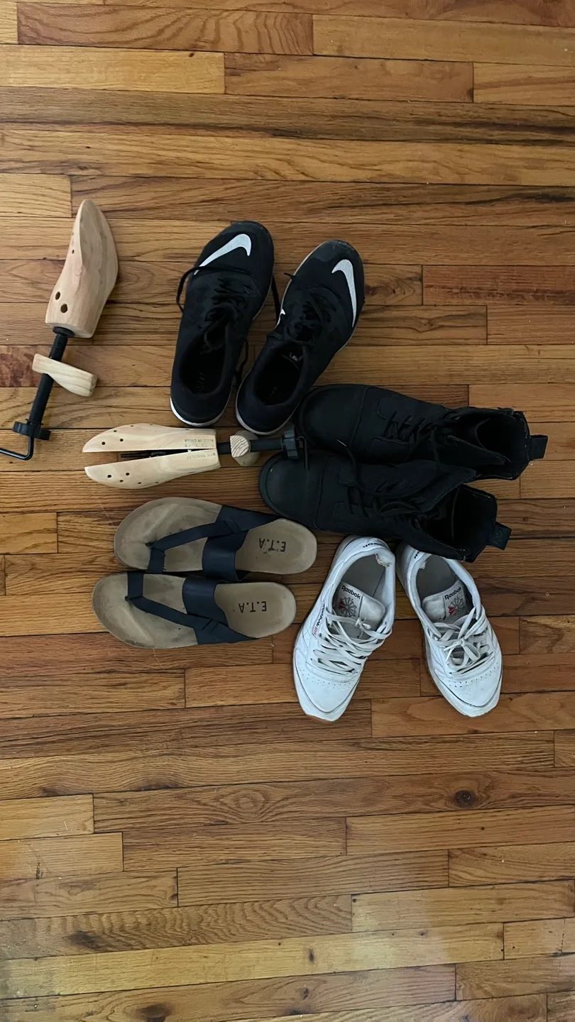 Assorted Shoes: Nike, E.T.A, Reebok & Shoe Stretcher thumbnail