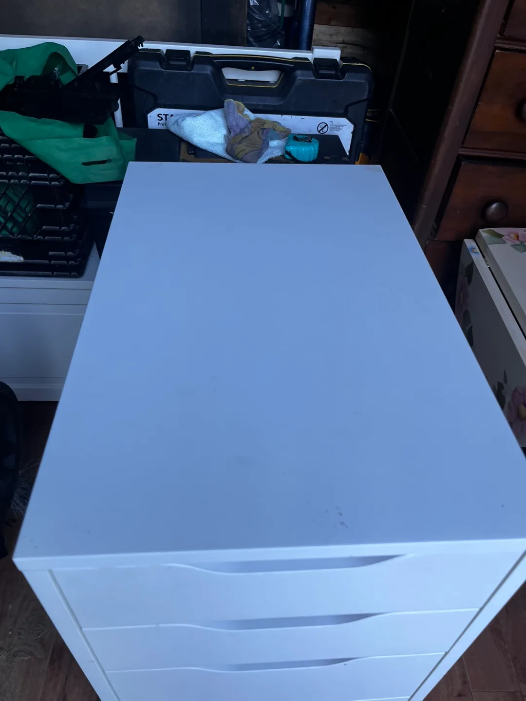 IKEA White Alex Drawer Unit thumbnail