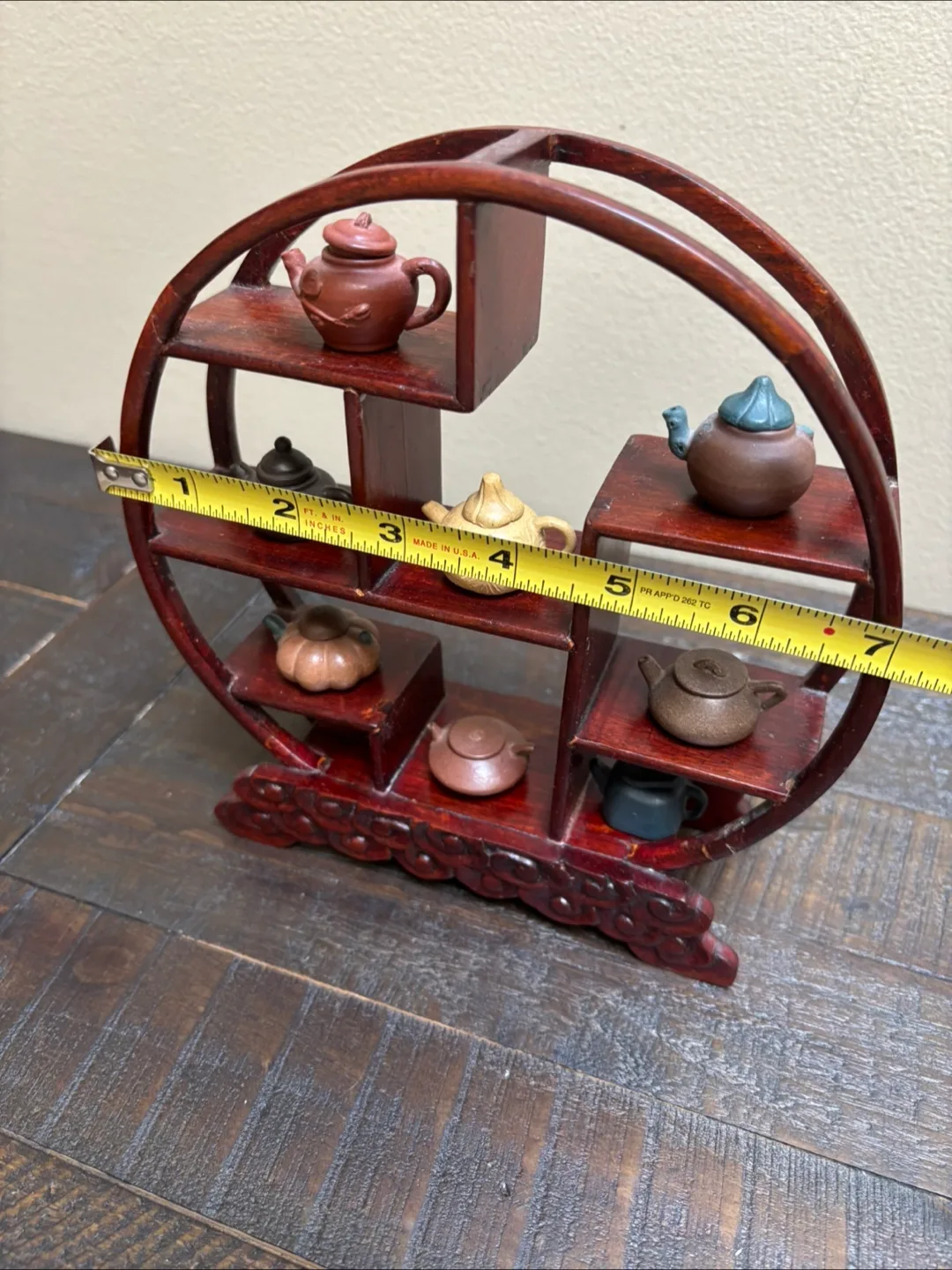 Miniature Teapot Collection with Display Stand image indicator(4)