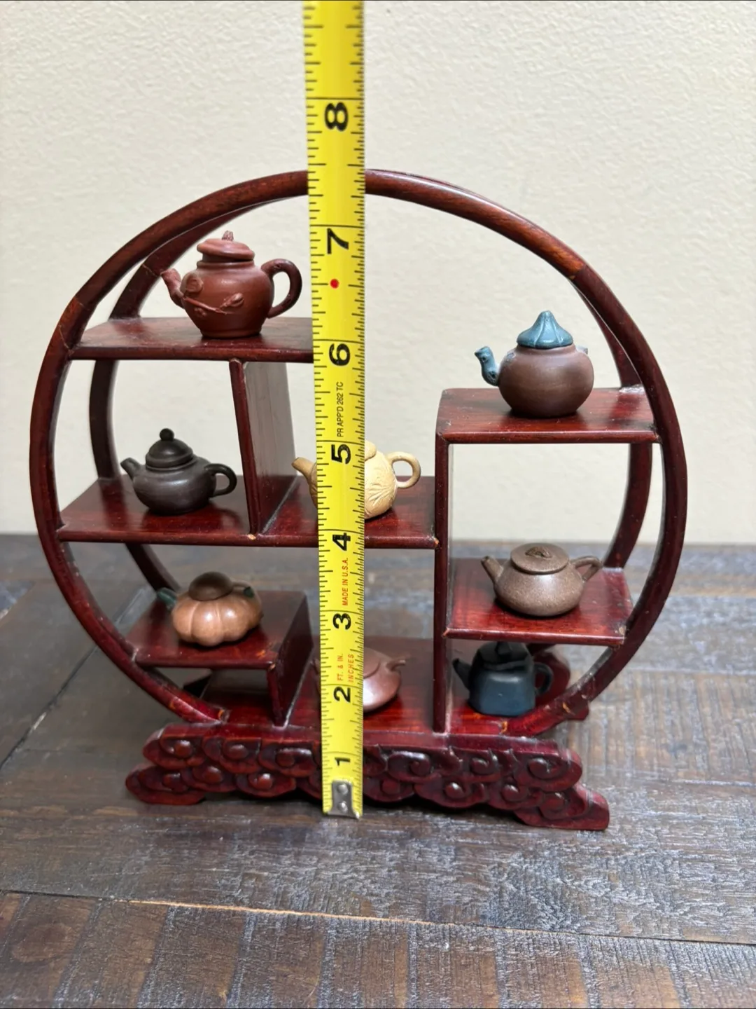 Miniature Teapot Collection with Display Stand image indicator(3)