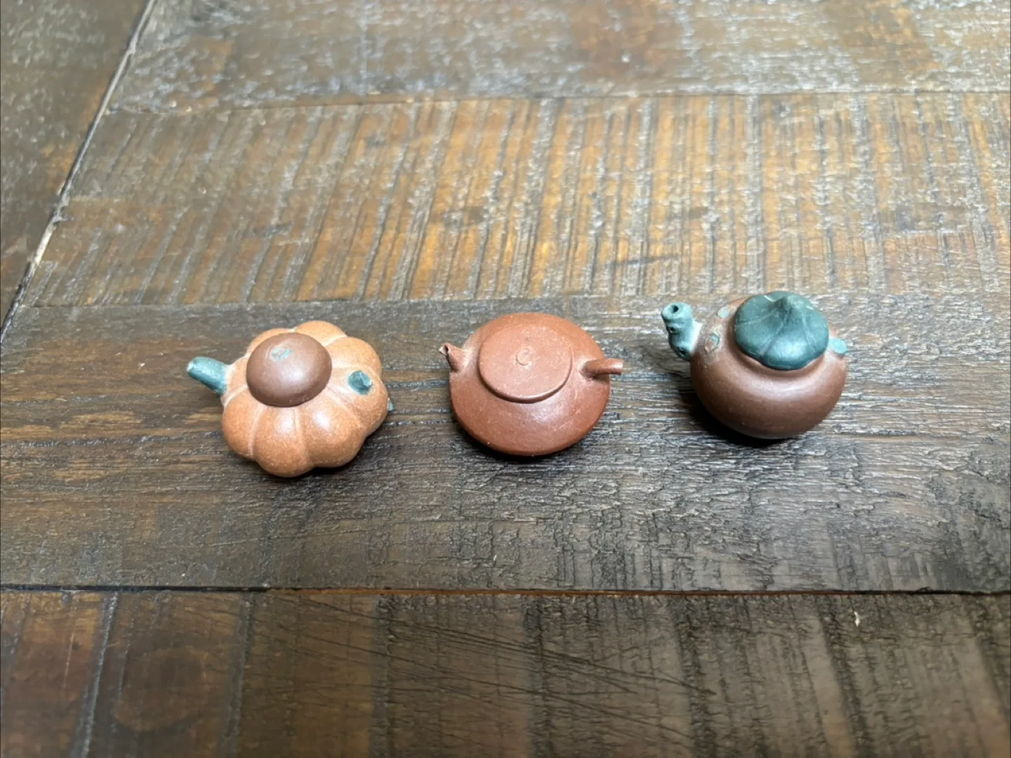 Miniature Teapot Collection with Display Stand image indicator(7)