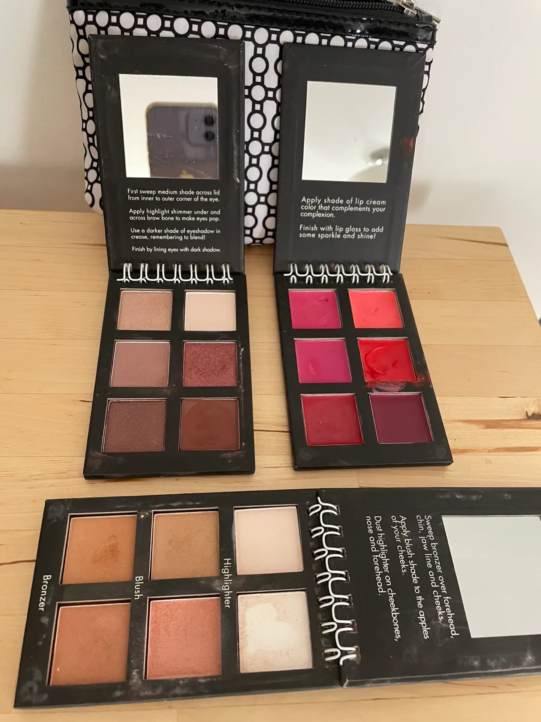 Sephora Eyes Lips Contour Palettes with Bag image indicator(2)