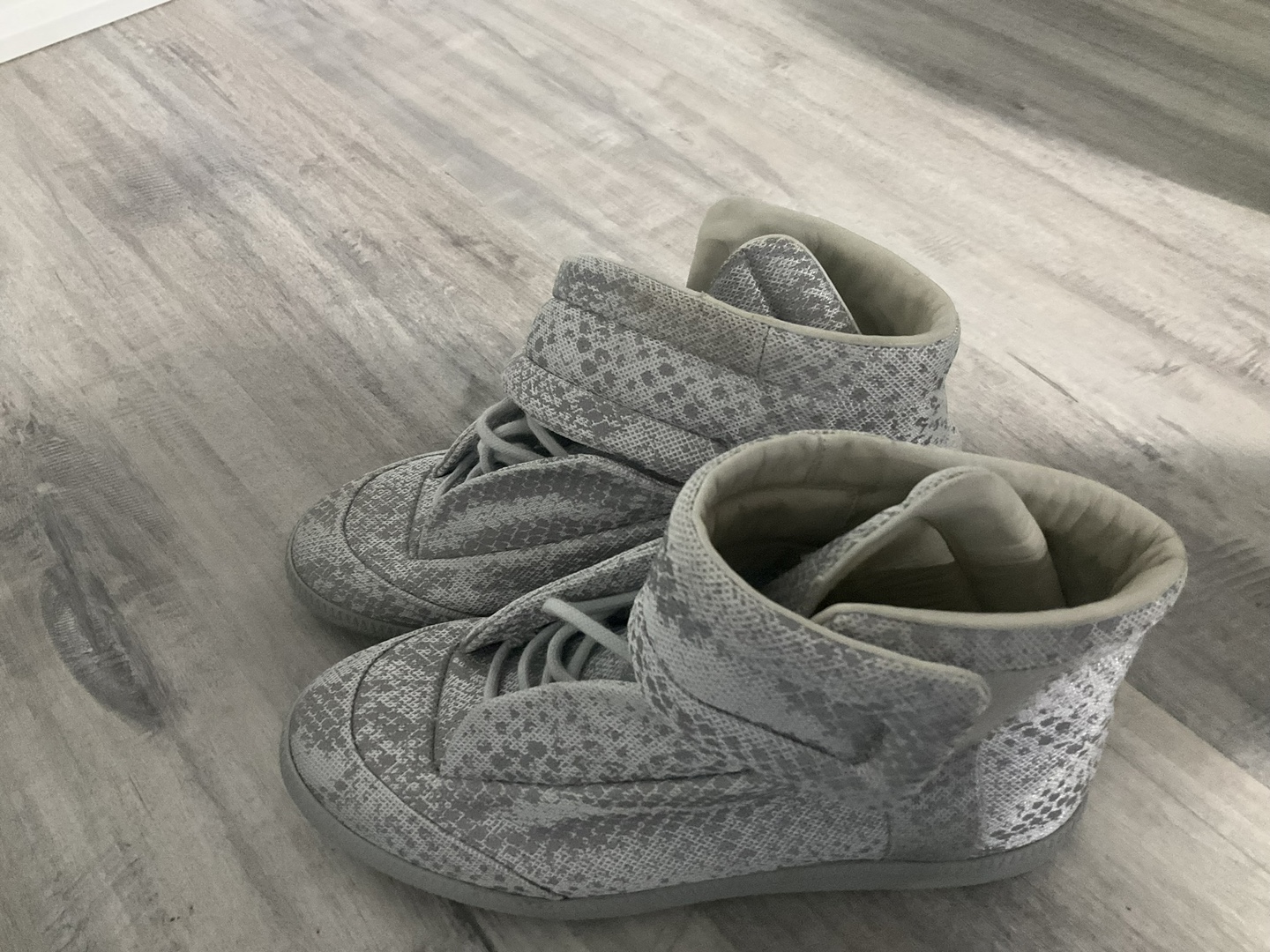 Maison margiela Grey High-Top Sneakers, Size uk 39 - photo 2