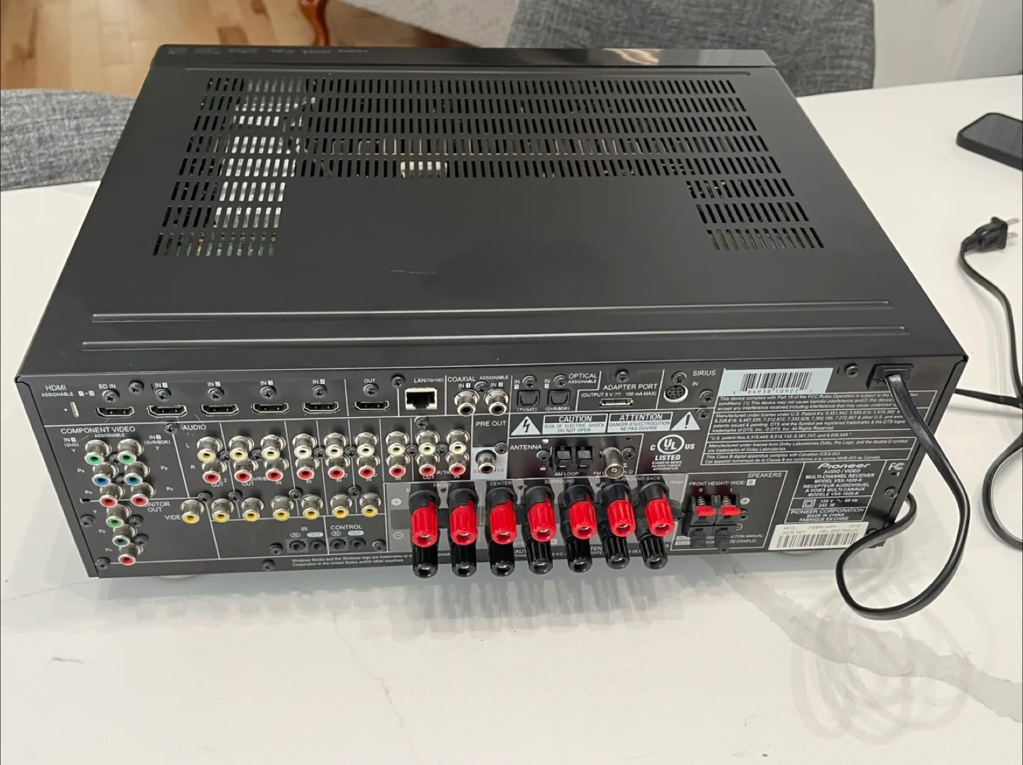 Pioneer VSX-1020 Audio/Video Multi-Channel Receiver image indicator(4)