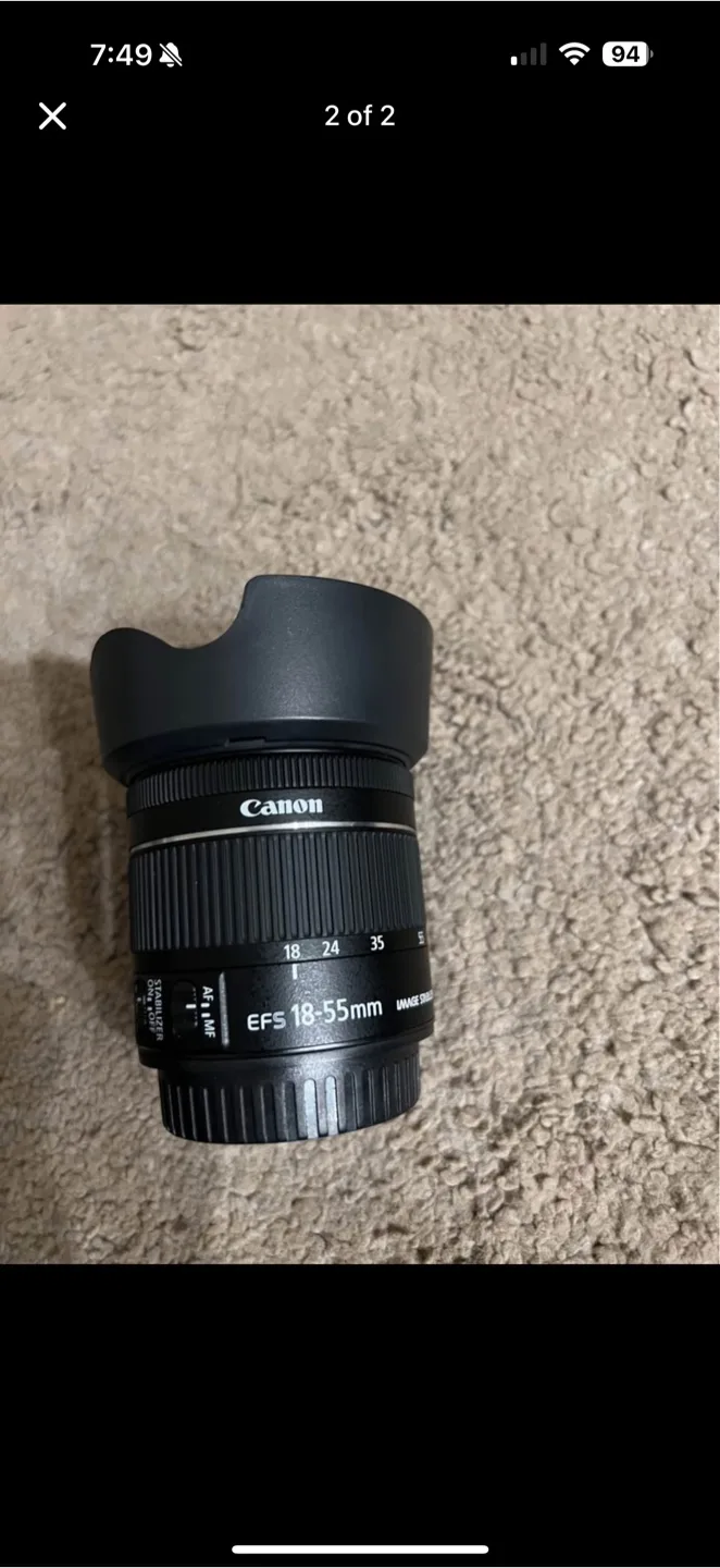 Canon EFS 18-55mm Lens thumbnail
