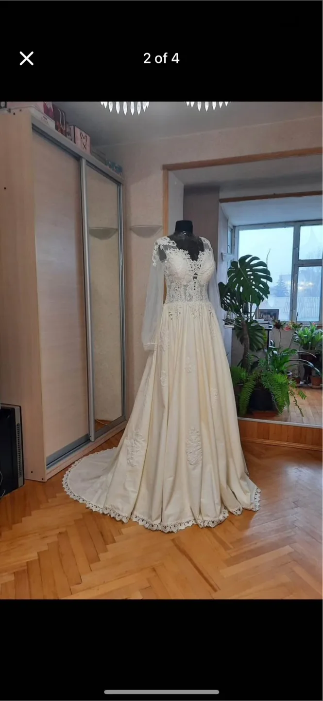 Wedding Dress - All Natural Materials, Dip-Dyeable! thumbnail