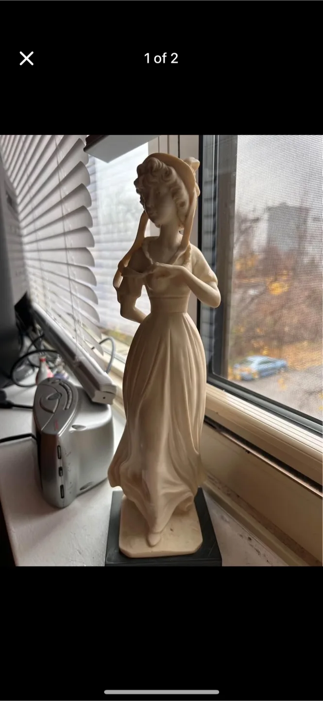 A. Santini Classic Victorian Lady Figurine thumbnail