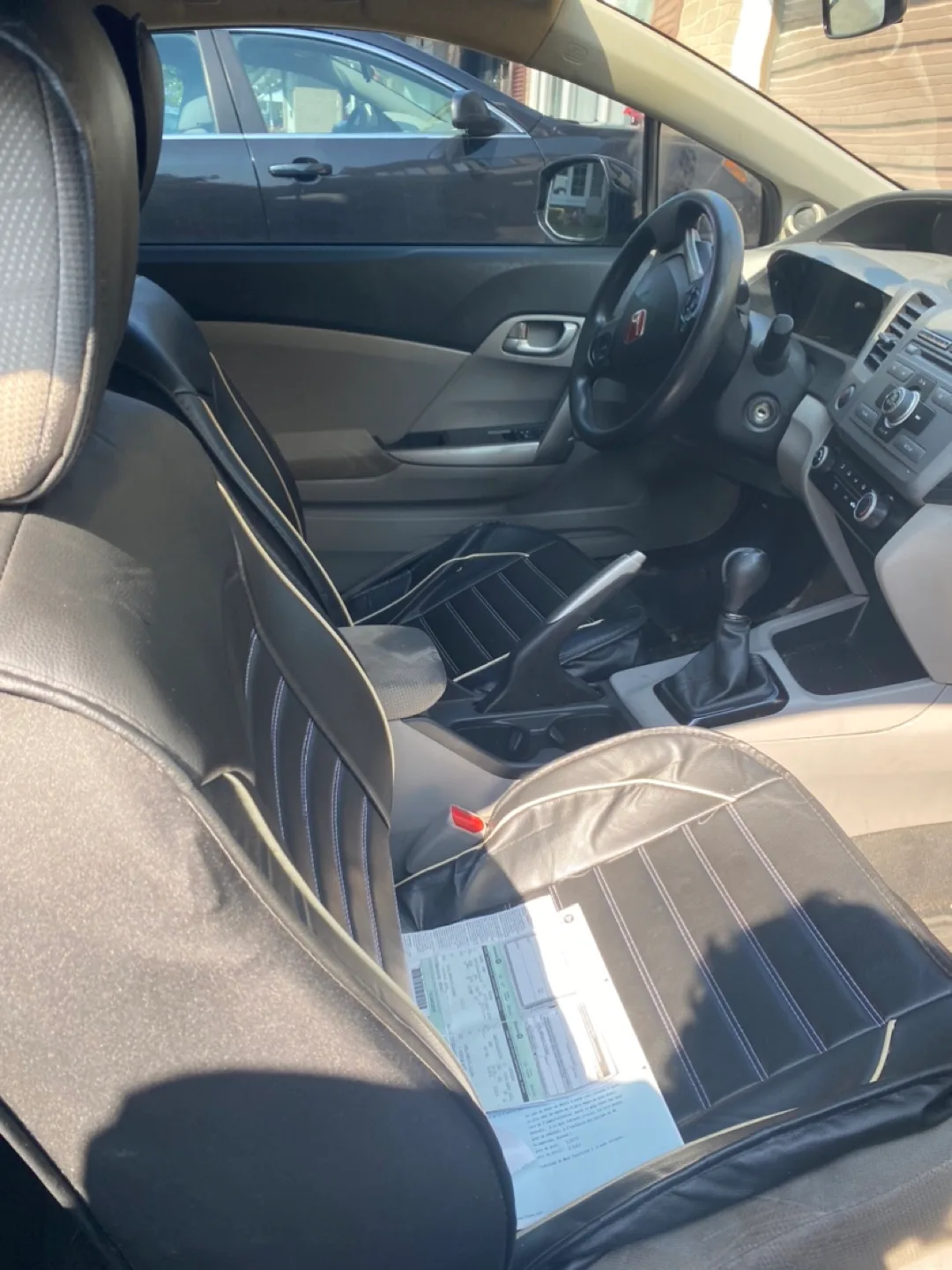 Black Honda Civic Coupe 2012 M/T image indicator(10)