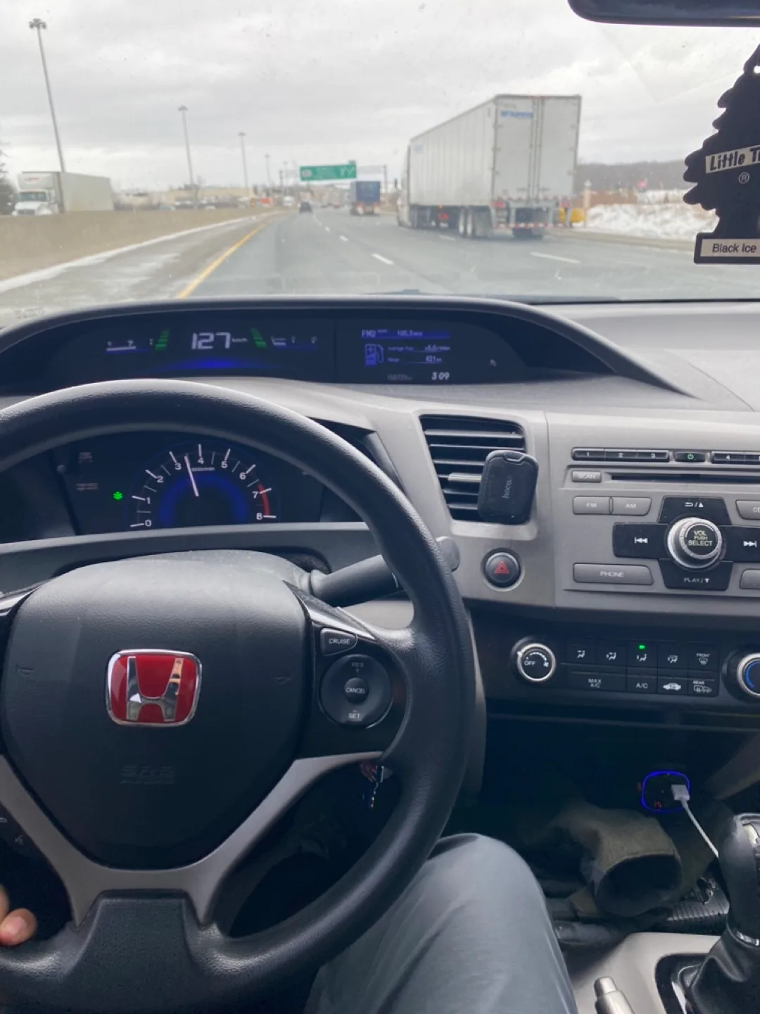 Black Honda Civic Coupe 2012 M/T image indicator(7)