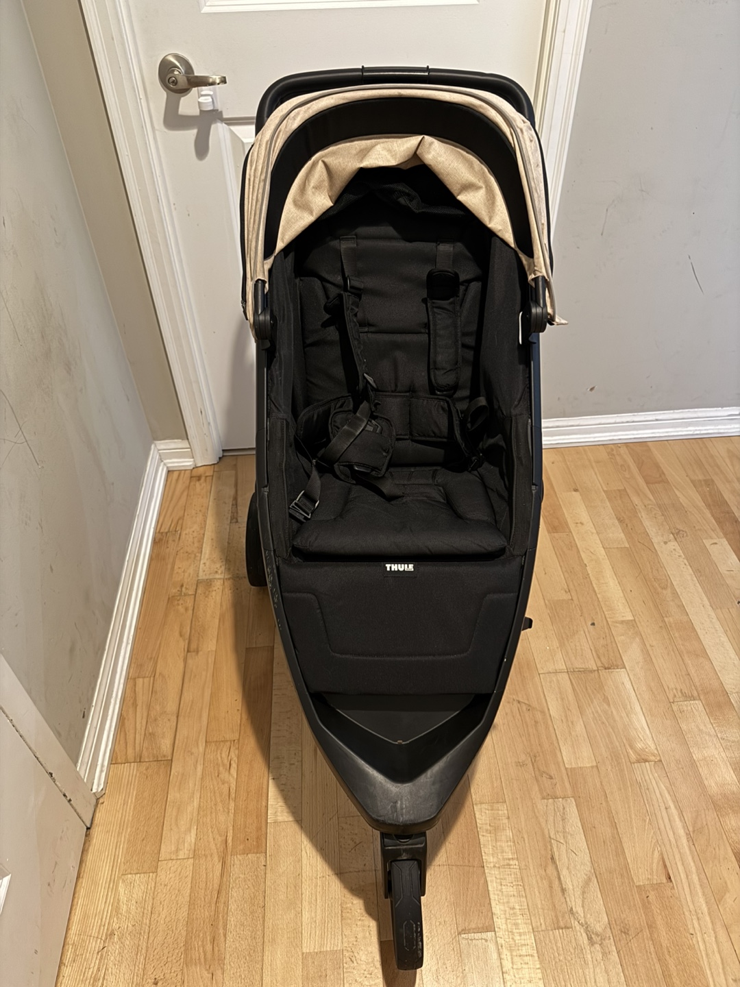 Thule Spring Stroller - Black/pink