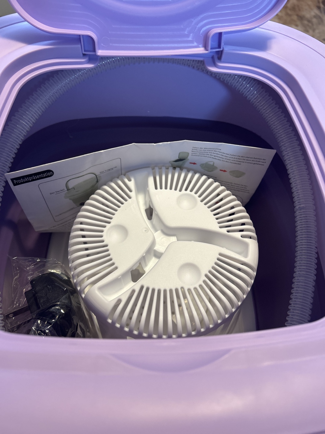 Portable Folding Washing Machine - Purple
