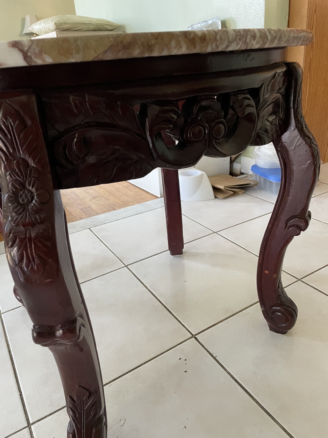 Oval Marble Top Coffee Table - photo 3