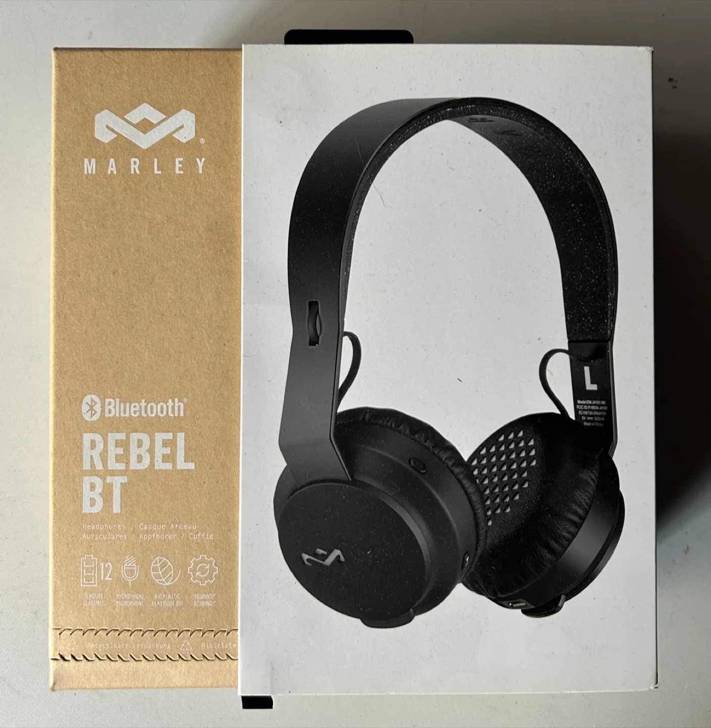 Bob Marley Rebel BT Bluetooth Headphones thumbnail