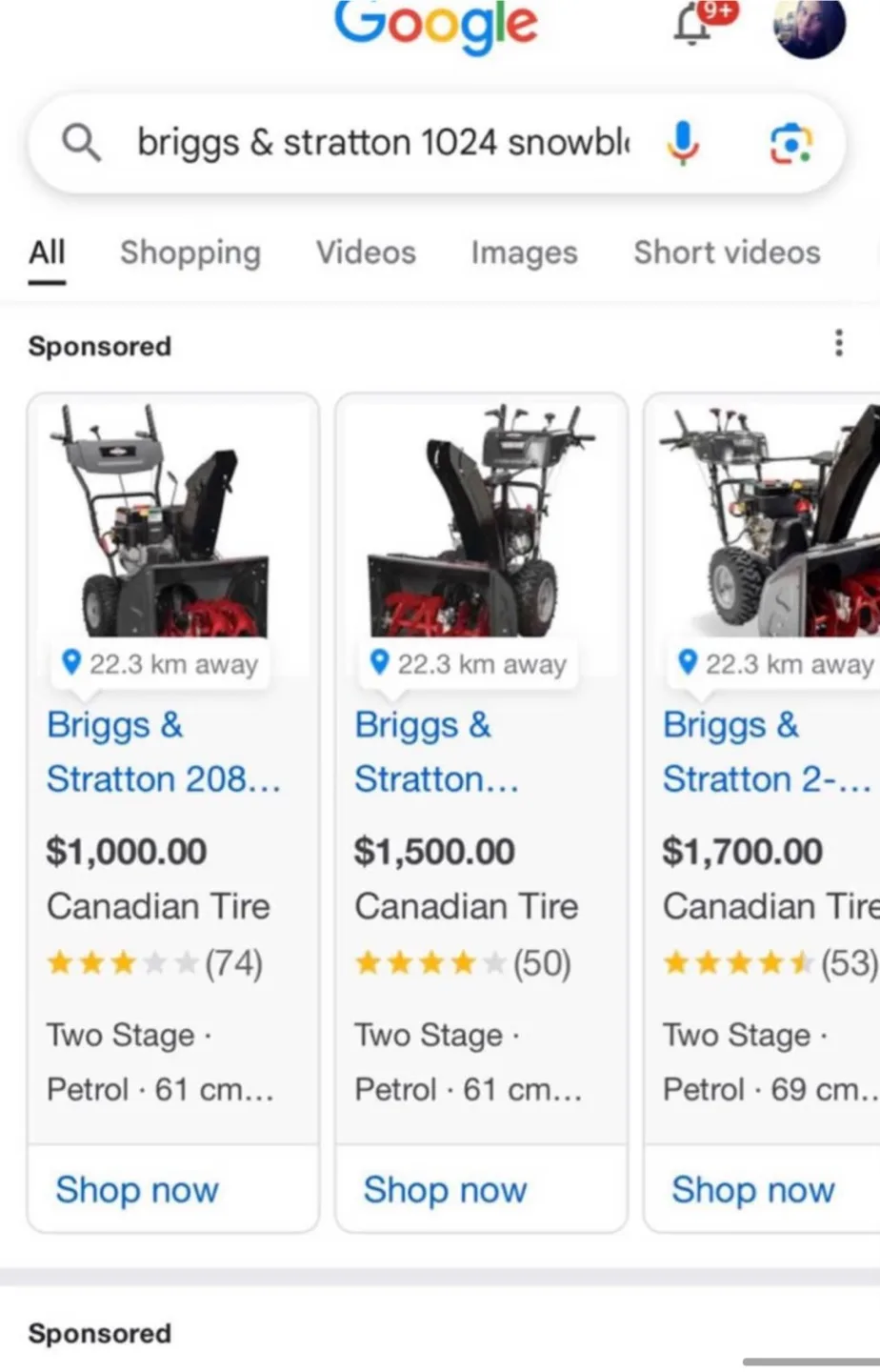 Briggs & Stratton S1024 Snowblower image indicator(5)
