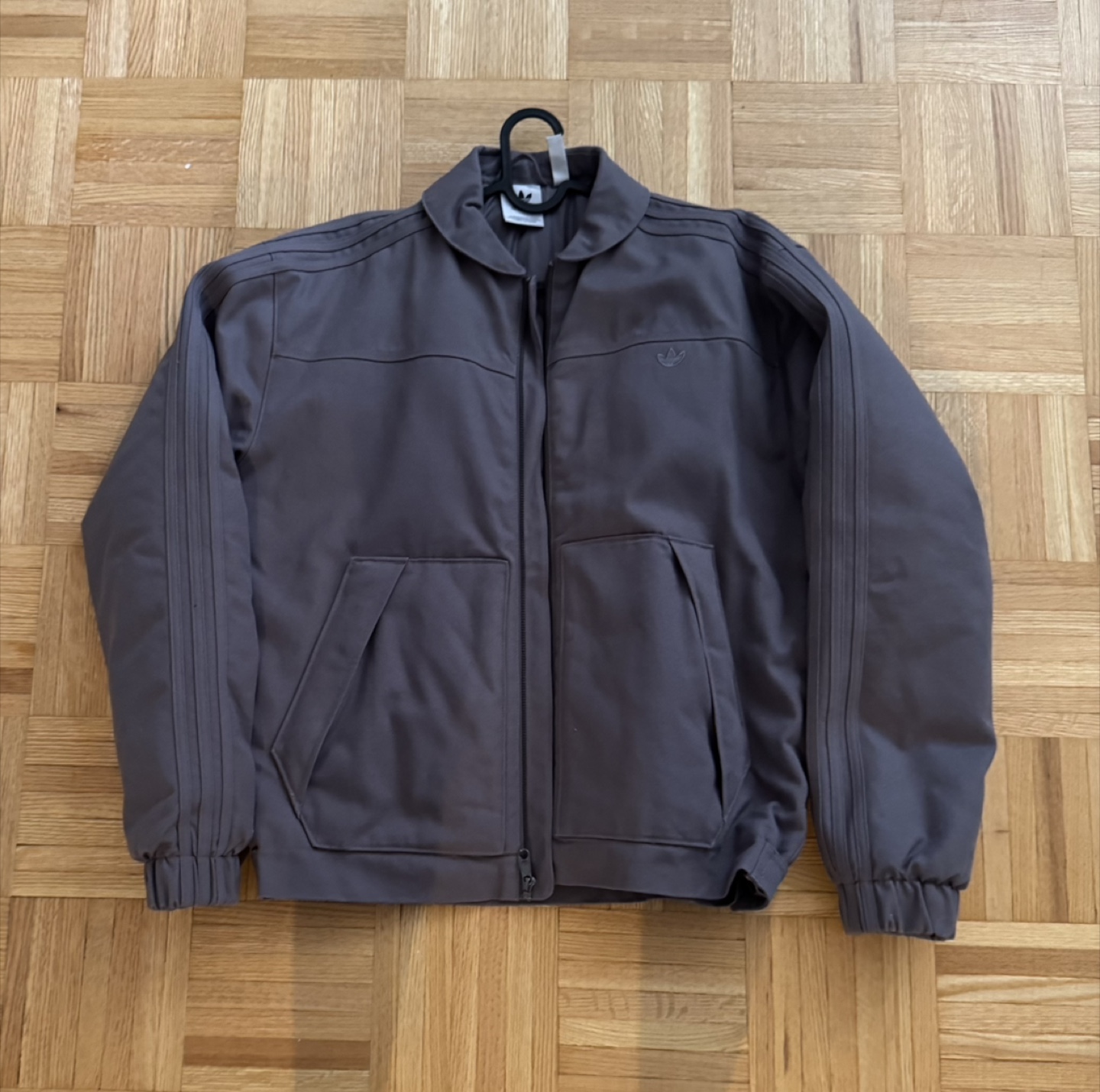 NEEDS TO GO ASAP Adidas Essential Padded Grey Jacket, Size S