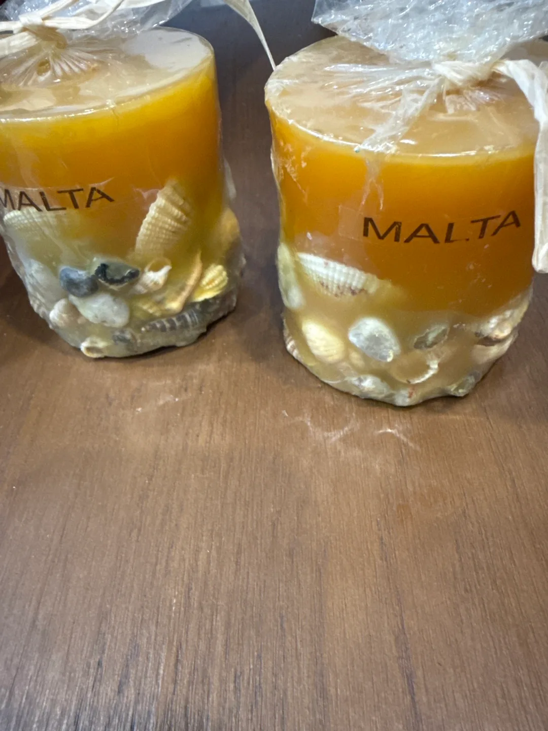 🇨🇦 New Malta Shell Candles - Set of 2 image indicator(2)