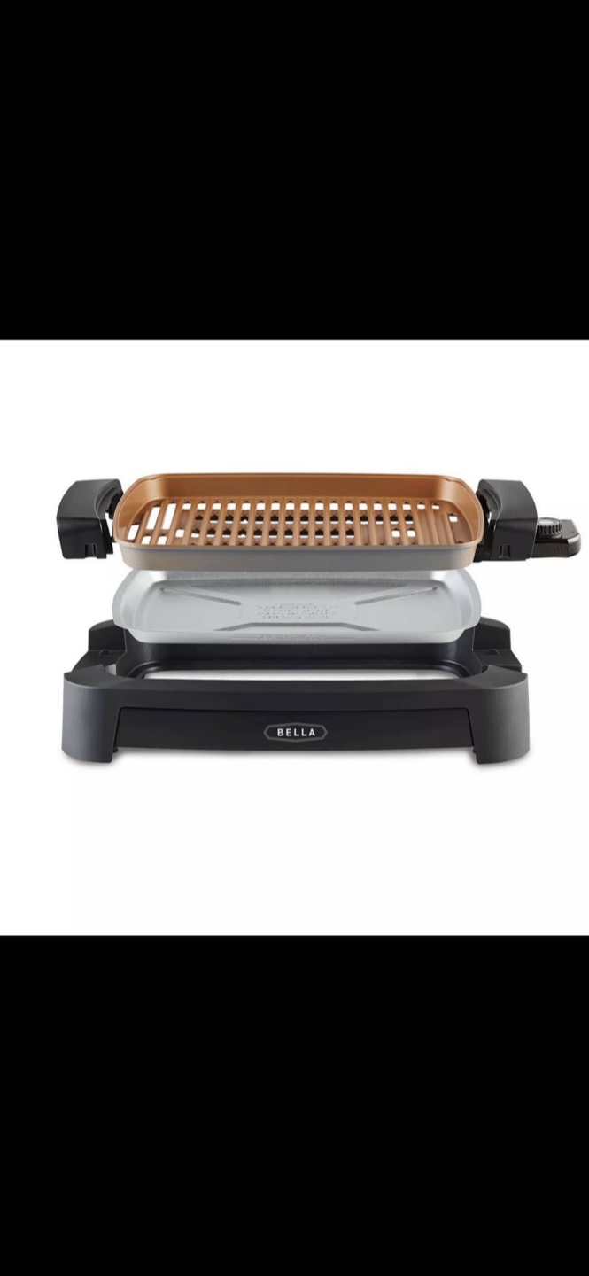 Bella 12" x 16" Smokeless Grill