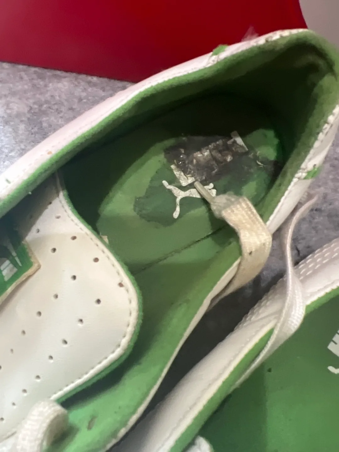 Puma White & Green Shoes - US 9.5 image indicator(2)