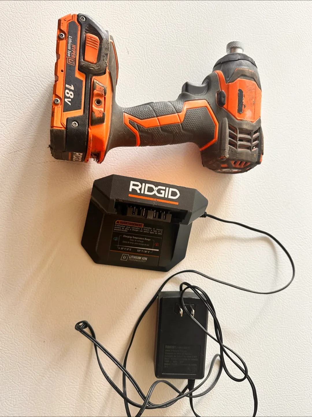Ridgid 18V Impact Driver with Charger thumbnail