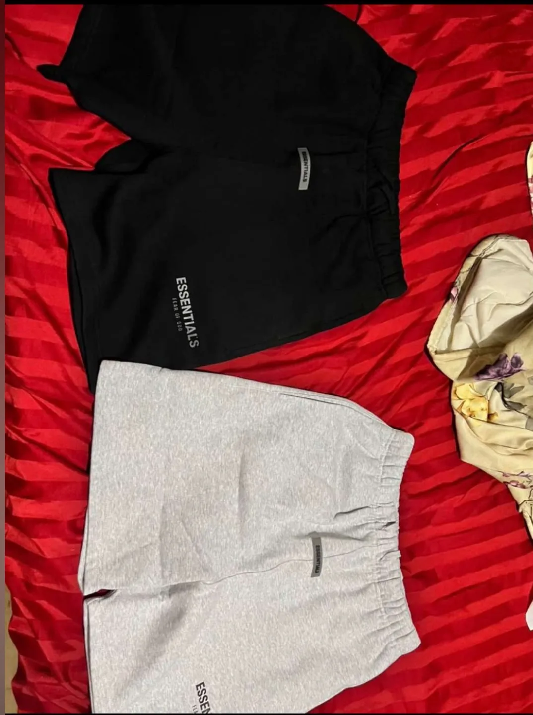 Essentials Shorts - Black & Grey, Size small two xl image indicator(2)