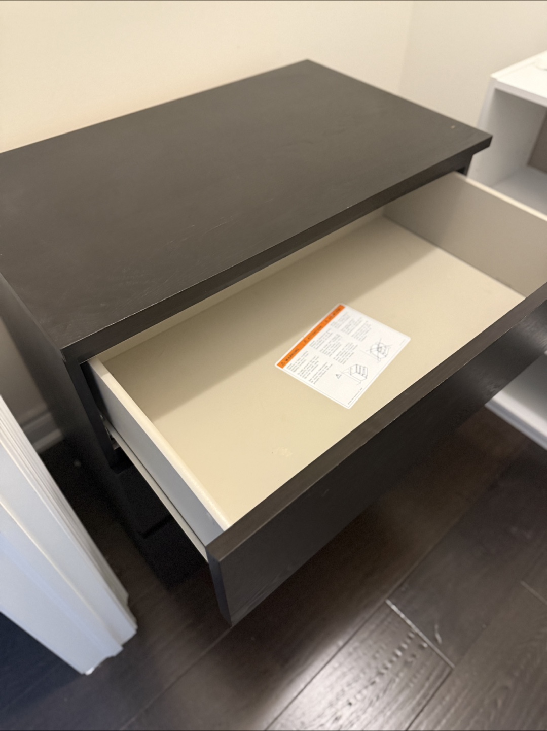 IKEA Malm 3-Drawer Dresser - Black - photo 3