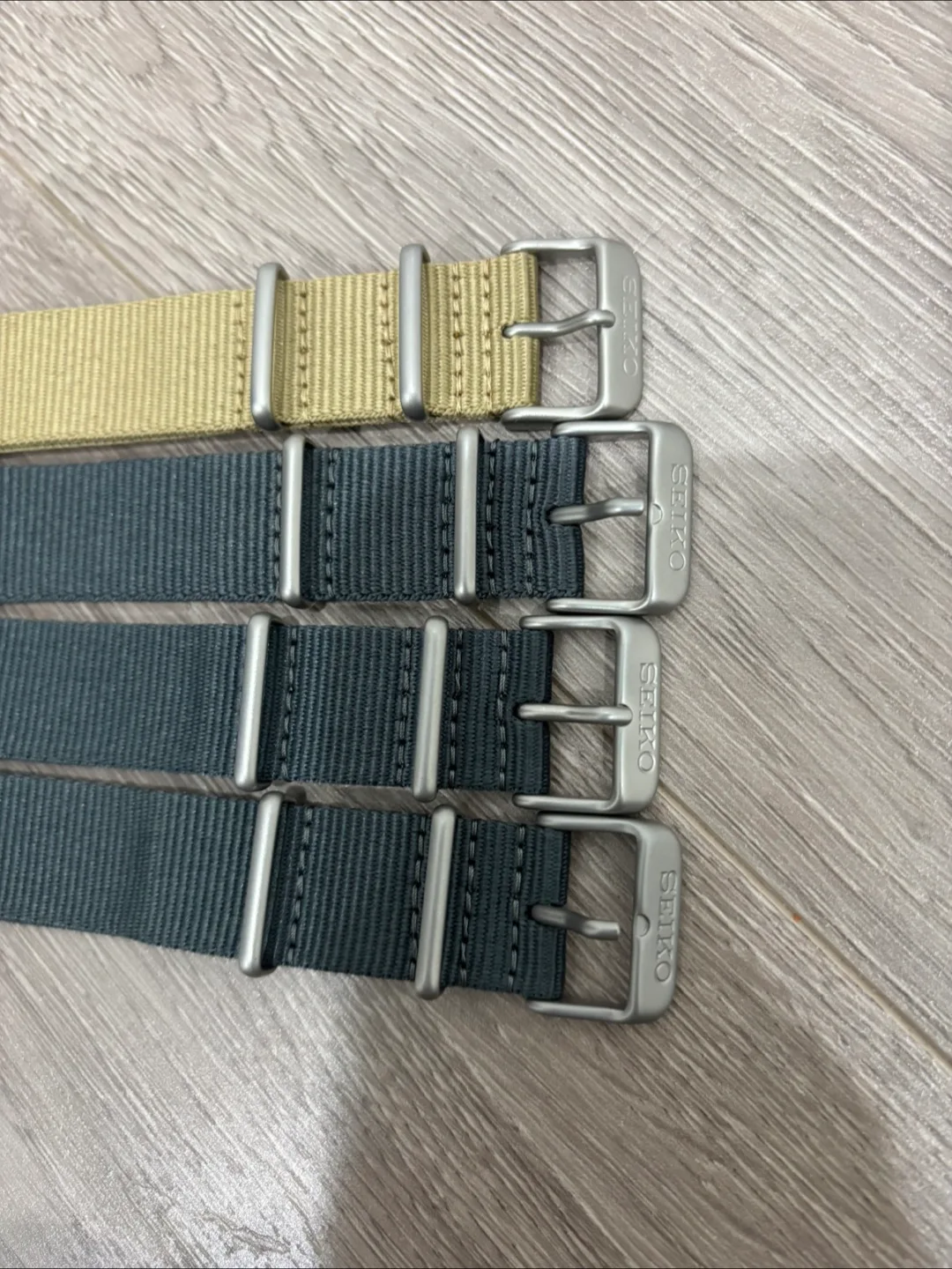 Seiko Watch Straps - 4 NATO Bands thumbnail