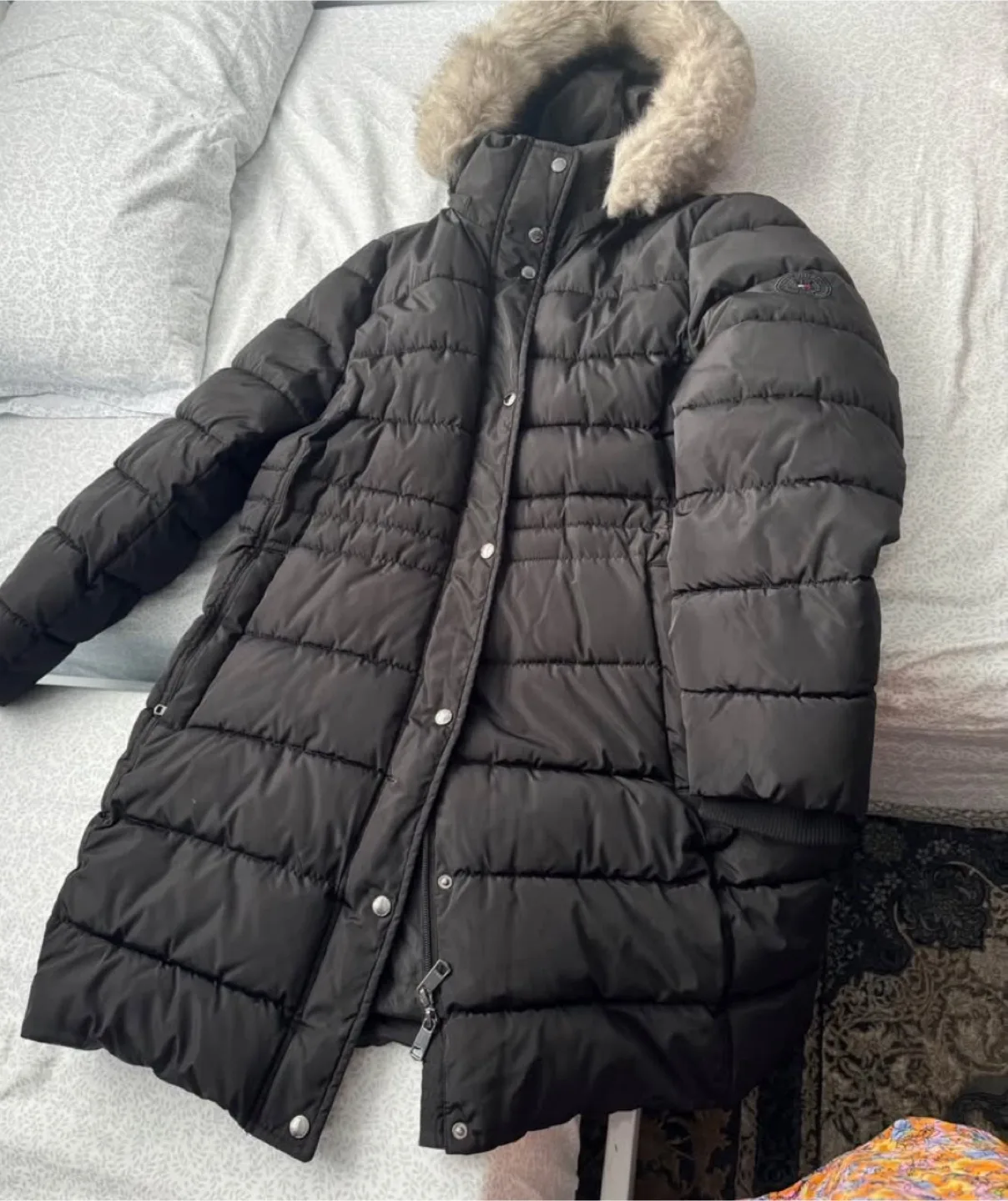 Tommy Hilfiger XXL Black Winter Coat thumbnail