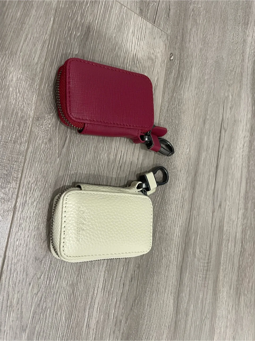 Ripani Key Pouches - Red & Cream thumbnail
