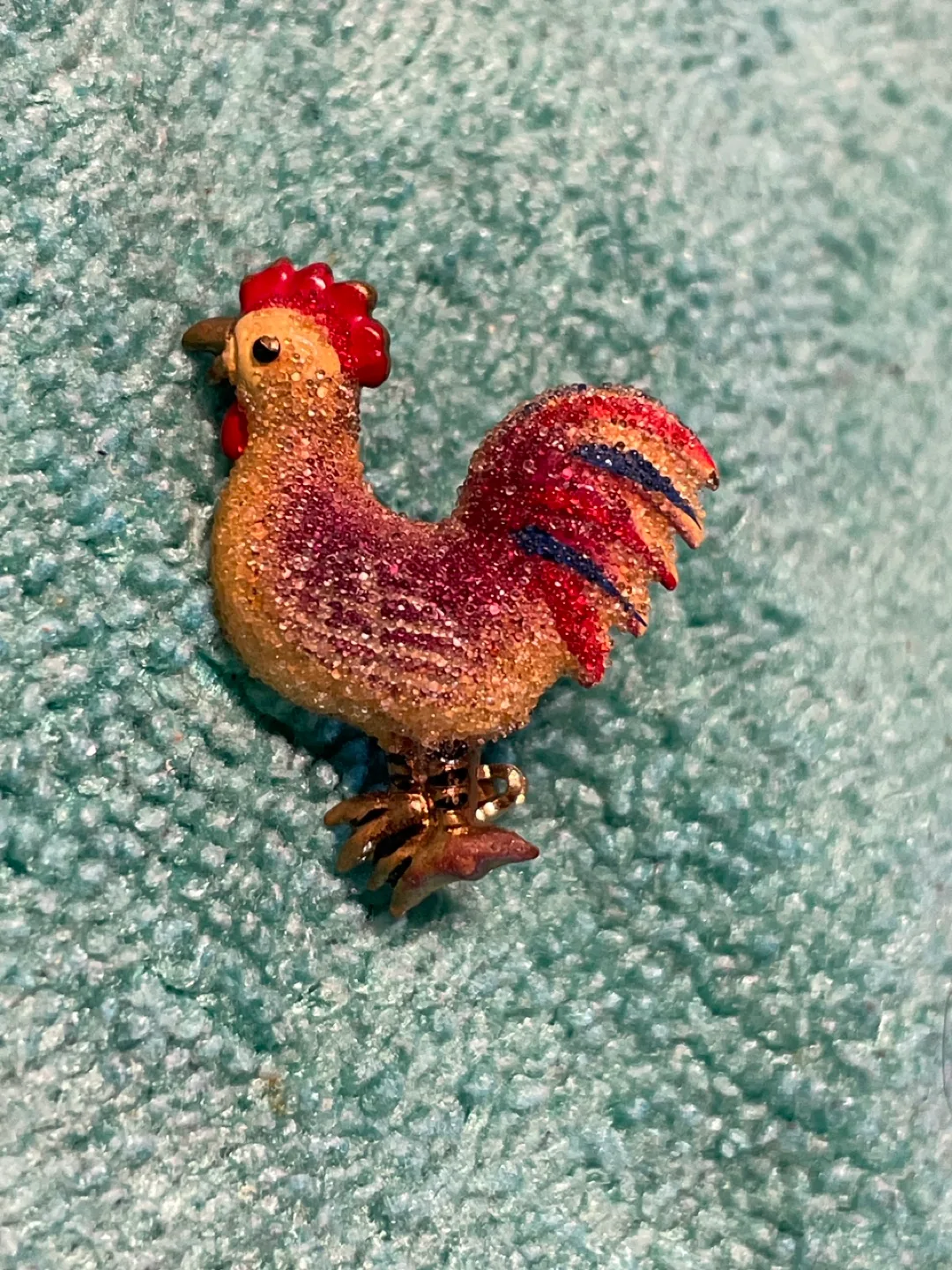 Vintage Rooster Brooch thumbnail