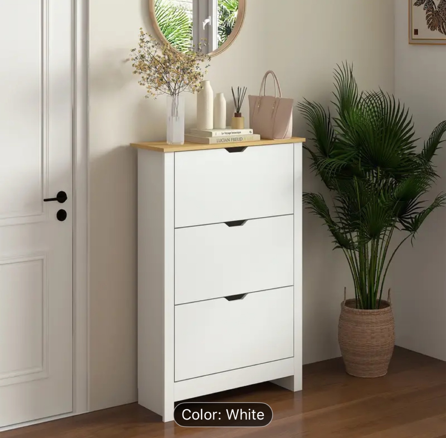 Brand New HOMCOM White Shoe Cabinet