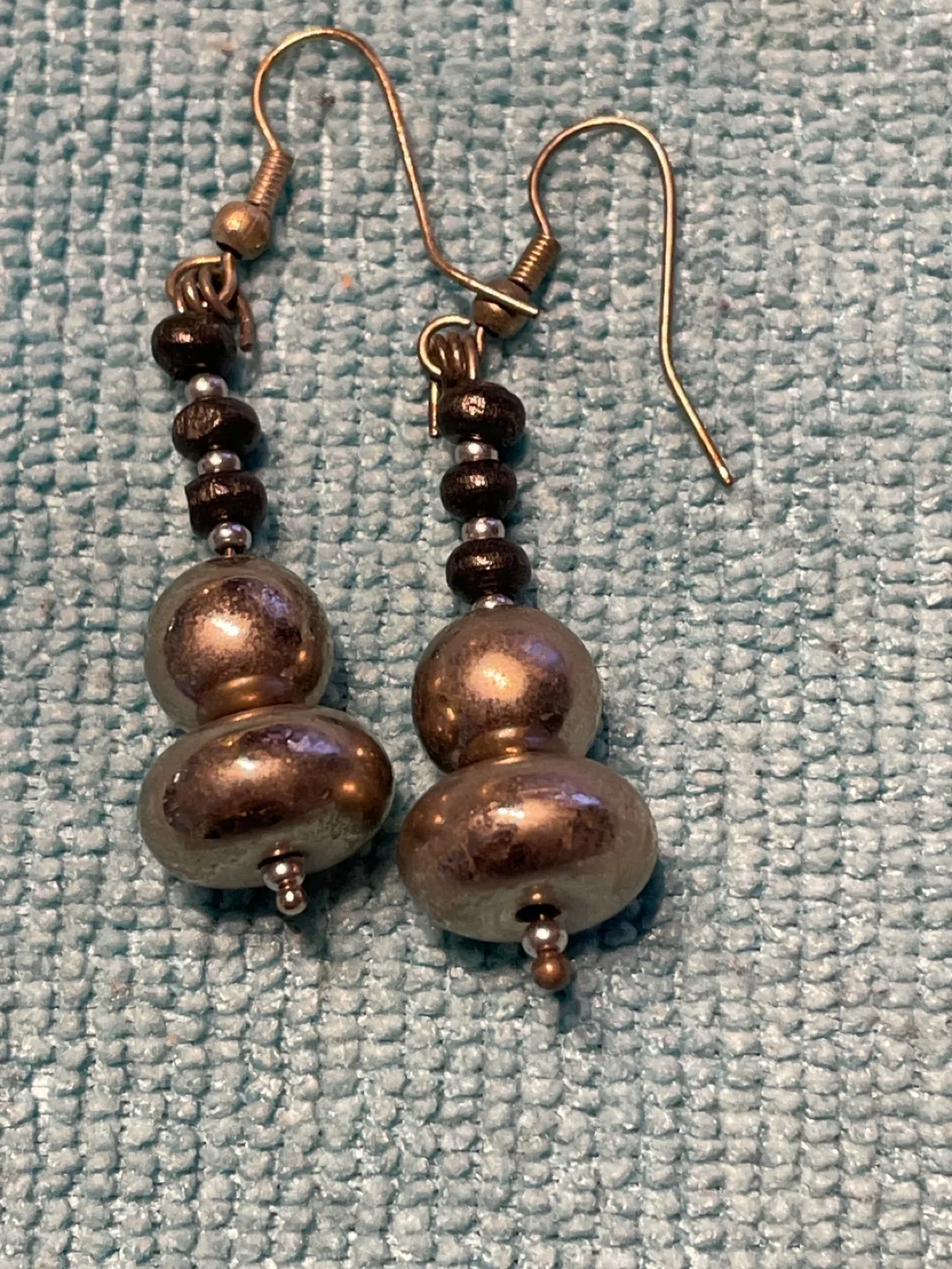 Dangle Earrings with Beads thumbnail
