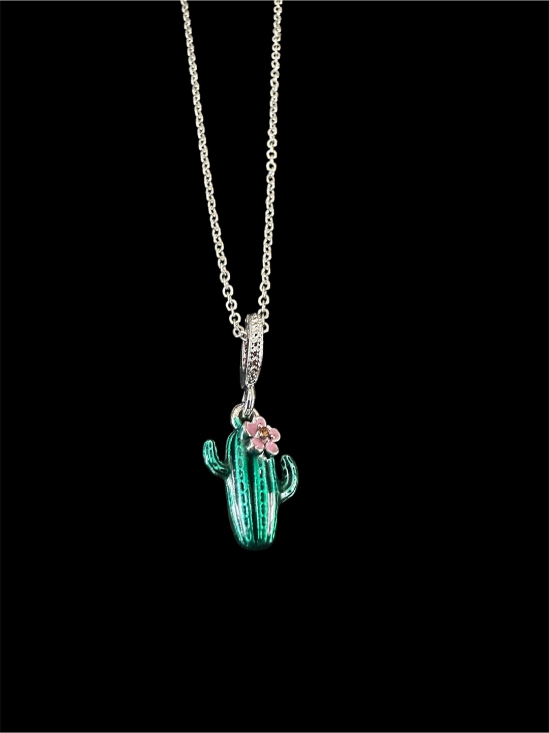 Cactus Charm Necklace
