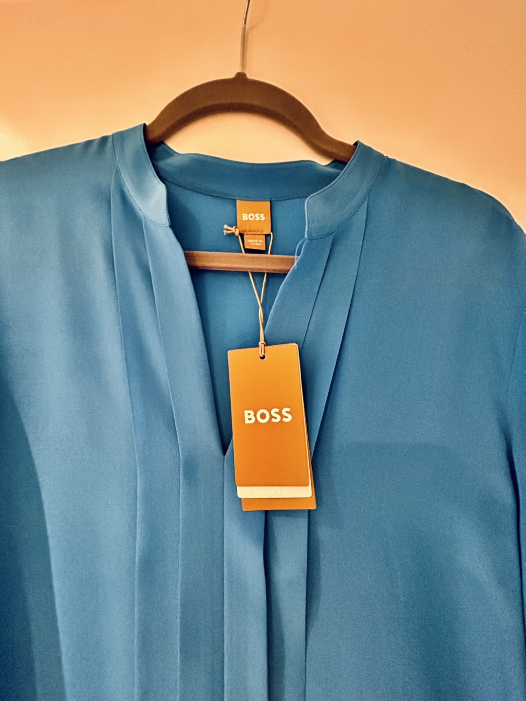 New BOSS Blue Blouse