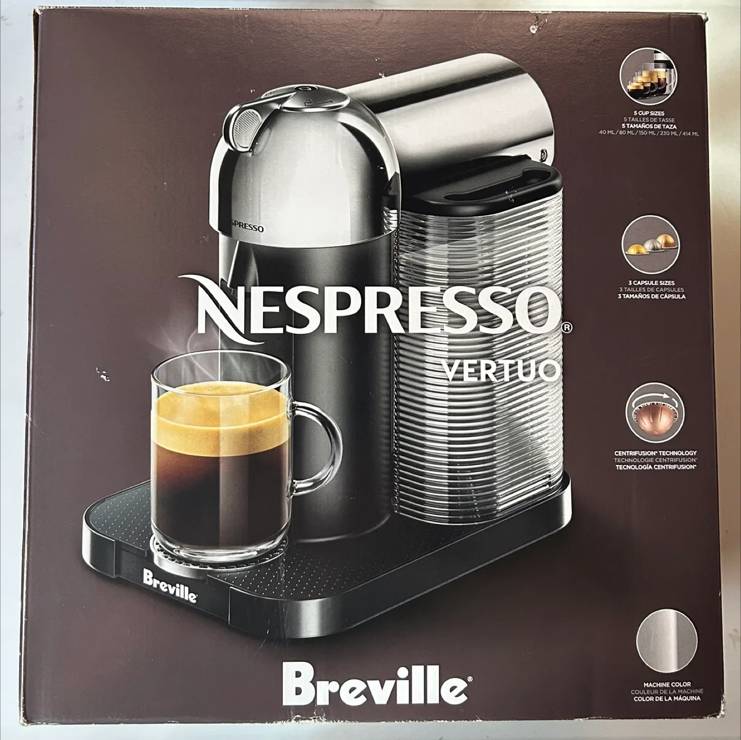 Nespresso Vertuo Coffee Machine by Breville thumbnail