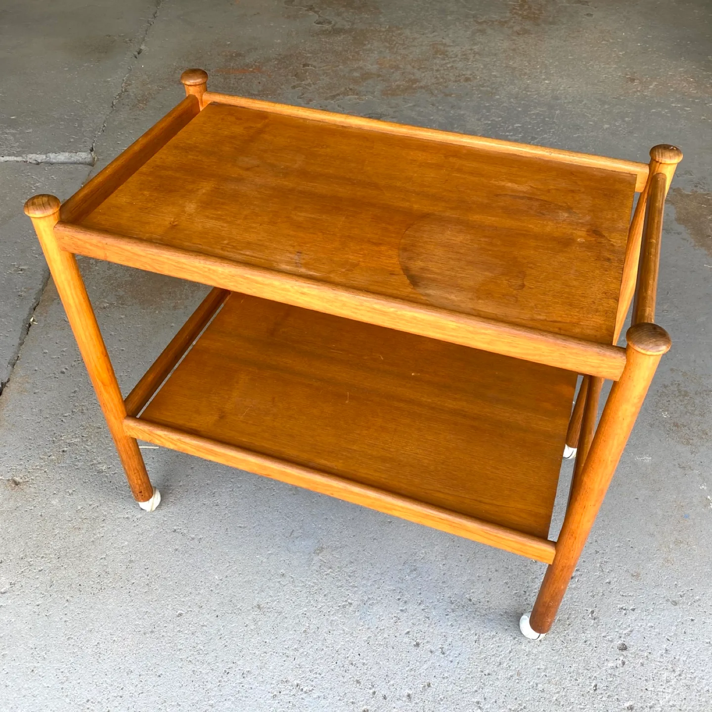 Vintage Teak Bar Cart thumbnail