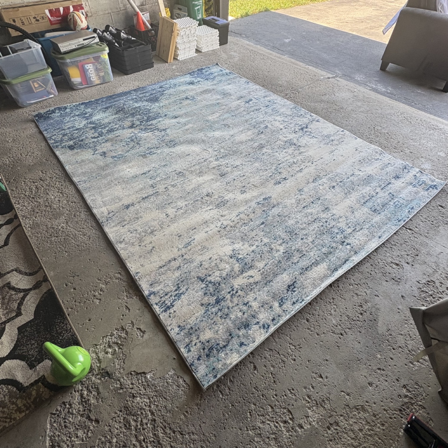 Area Rug - Blue & Grey - photo 2